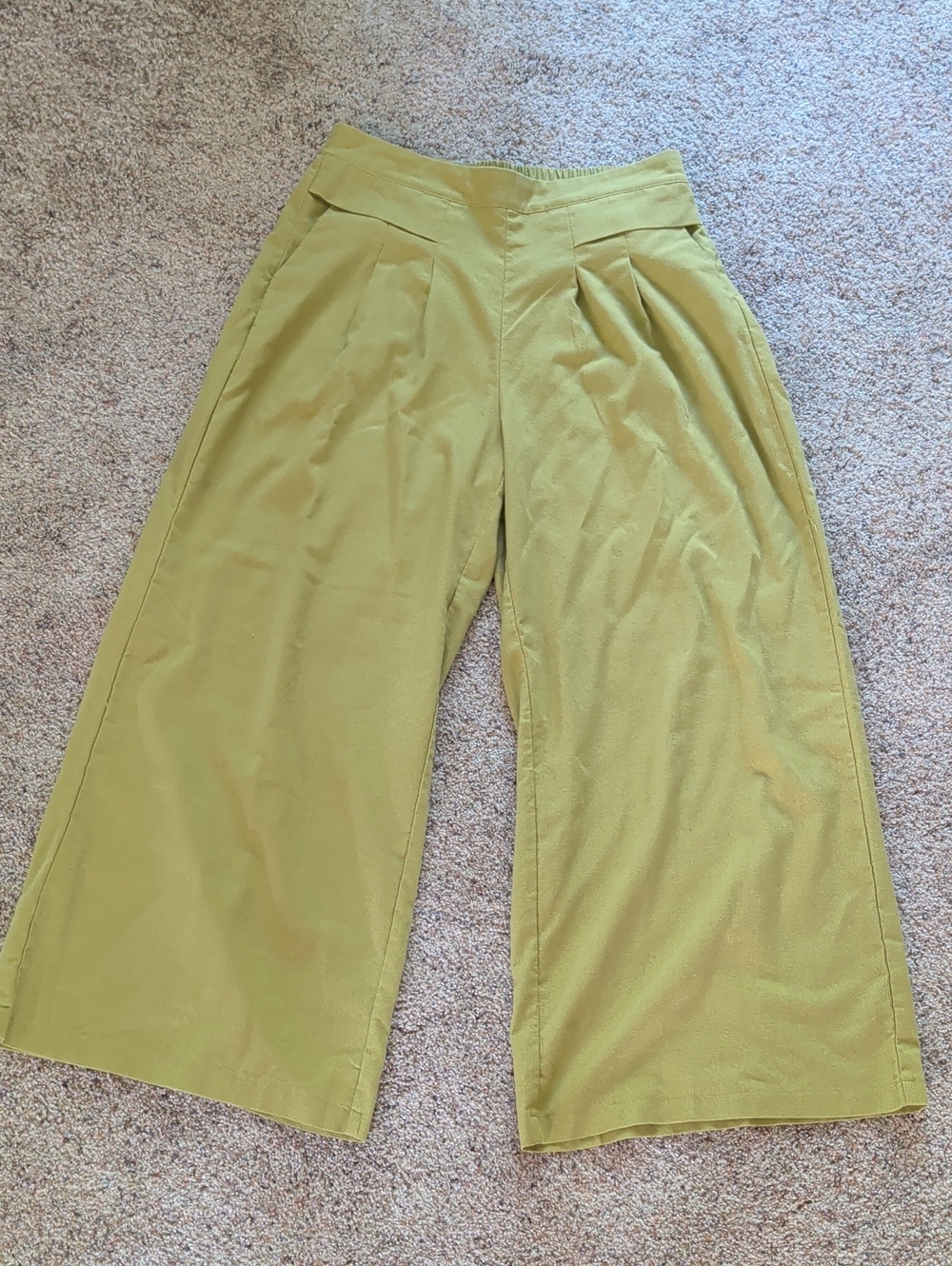 Buddha Stones High-Rise Wide Leg Pants in Olive